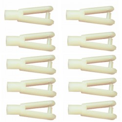 MULTIPLEX - PLASTIC CLEVIS 19 MM, 10 PCS 713196