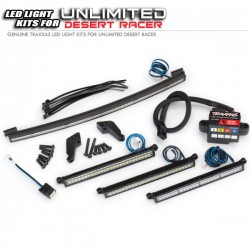 TRAXXAS - KIT COMPLET LED DESERT RACER + ALIMENTATION AMPLIFICATEUR 8485