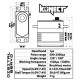 KONECT - HV DIGITAL SERVO 46KG 0.10S METAL GEARS RACING SERIE KN-4610HVLP