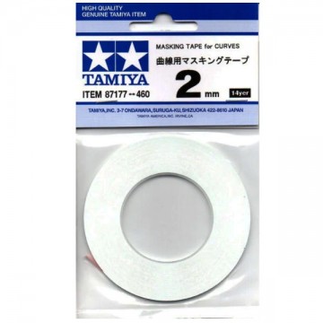 TAMIYA - MASKING TAPE FOR CURVES 2MM 87177