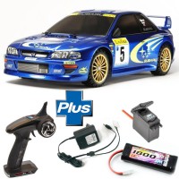 TAMIYA - LOT COMPLET SUBARU IMPREZA MONTE CARLO 99 GT TT-02 KIT 58631L