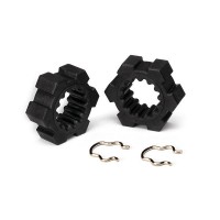 TRAXXAS - WHEEL HUBS HEX (2) / HEX CLIPS (2) 7756