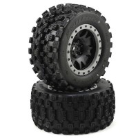 PROLINE - X-MAXX BADLANDS MX43 PRO-LOC PRE-MOUNTED ALL TERRAIN TIRES (MX43) 10131-13