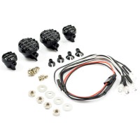 FASTRAX - KIT LUMIERE W/LED AVEC CONNECTIQUE 4PC - ROND FAST2341