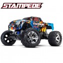 TRAXXAS - STAMPEDE ROCK N'ROLL 4x2 1/10 BRUSHED TQ 2.4GHZ - iD SANS AQ/CH 36054-4