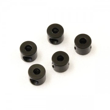 KYOSHO - BAGUES D'ARRET 2MM (5) - GUN METAL 97049GM