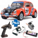 TAMIYA - LOT COMPLET RC VW BEETLE RALLY MF-01X KIT 58650L