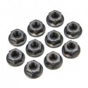 KYOSHO - FLANGED NUTS M4X4.5 (10) 1-N4045F