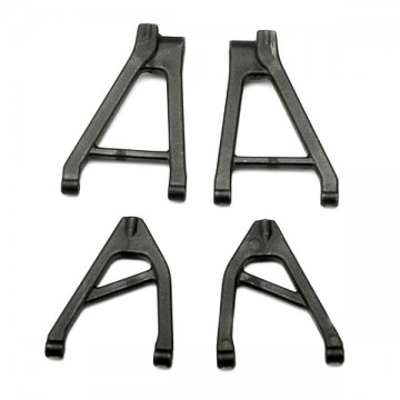 TRAXXAS - TRIANGLES DE SUSPENSION ARRIERE SUPERIEURS ET INFERIEURS (2) 7032