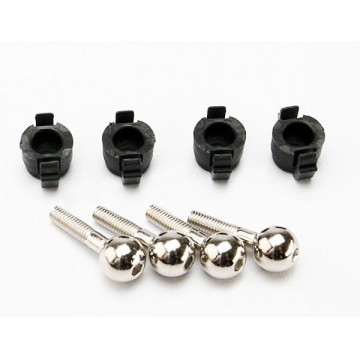 TRAXXAS - PIVOT BALLS W/PIVOT BALL CAPS (4) 7033