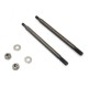 T-WORK'S - DLC COATED REAR SHOCK SHAFT 53MM FOR KYOSHO MP9-MP10 2PCS TO-260-MP9