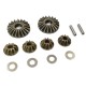 T-WORK'S - METAL P/M DIFF. GEAR FOR KYOSHO MP9/MP10 TO-250-K