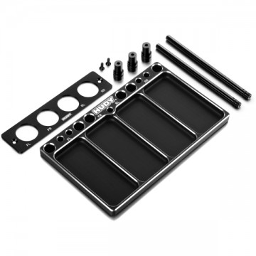 HUDY - ALU TRAY FOR 1/8 OFF ROAD DIFF & SHOCKS 109802