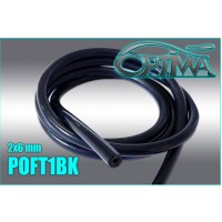 6MIK - FUEL TUBE OPTIMA 2X6 BLACK (1M) POFT1BK