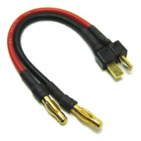 ETRONIX - MALE DEANS TO TWO 4.0MM MALE CONNECTOR ADAPTER ET0836