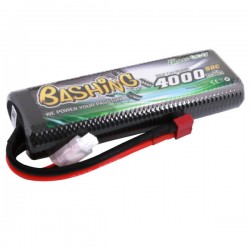 GENS ACE - LIPO BATEERY 50C 4000MAH 7.4V HC FT BASHING B-50C4000-2S1P8