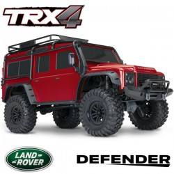 TRAXXAS - TRX-4 LAND ROVER DEFENDER ROUGE RTR 82056-4-RED