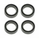 HOBAO - 10 X 15MM BEARINGS (4) (FRONT) 224066