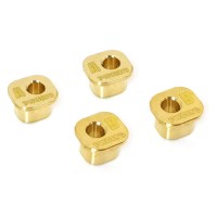 T-WORK'S - BRASS REAR HUB INSERT A & B EACH 2PCS FOR KYOSHO MP10 TO-271-MP10