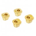 T-WORK'S - BRASS REAR HUB INSERT A & B EACH 2PCS FOR KYOSHO MP10 TO-271-MP10