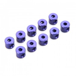 KYOSHO - 2MM LINKAGE STOPPER (10) / BLUE W0151