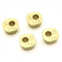 KYOSHO - BRASS REAR HUB CARRIER SPACER SET INFERNO MP10 IFW606