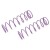 KYOSHO - BIG SHOCK SPRINGS M 9.0X1.5 L/81MM LIGHT PURPLE (2) IFW607-915