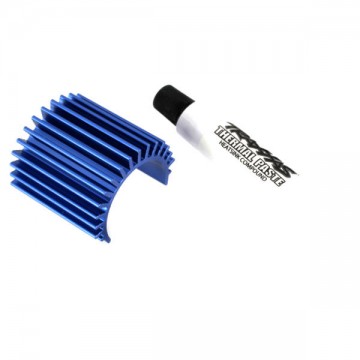 TRAXXAS - DISSIPATEUR THERMIQUE ALU BLEU POUR MOTEUR BRUSHLESS VELINEON 380 3374