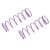 KYOSHO - BIG SHOCK SPRINGS S 8.0X1.5 L/70MM (2) PURPLE IF350-815