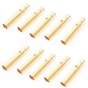 ETRONIX - 4.0MM FEMALE GOLD CONNECTORS (10) ET0606