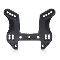 T-WORK'S - BLACK HARD COATED 7075-T6 ALUM FRONT SHOCK TOWER MOUNT FOR KYOSHO MP10 TO-241-MP10
