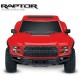 TRAXXAS - FORD RAPTOR F-150- 4x2 ROUGE 1/10 BRUSHED TQ 2.4GHZ - iD 58094-1-RED