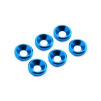FASTRAX - M3 CSK WASHER BLUE (6) FAST140