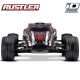 TRAXXAS - RUSTLER - 4x2 - RED - 1/10 BRUSHED TQ 2.4GHZ - iD W/O BATTERY & CHARGER 37054-4-RED