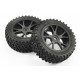 FASTRAX - 1/10TH MOUNTED CUBOID BUGGY FRONT TYRES 10-SPOKE FAST0036B