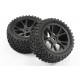 FASTRAX - 1/10TH MOUNTED CUBOID BUGGY REAR TYRES 10-SPOKE FAST0037B