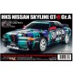 TAMIYA - LOT COMPLET RC HKS NISSAN SKYLINE GT-R GR.A KIT TT-01E 47397L