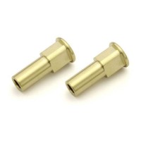KYOSHO - BRASS FRONT HUB CARRIER SPACER SET INFERNO MP10 - 1 DEG IFW611-1
