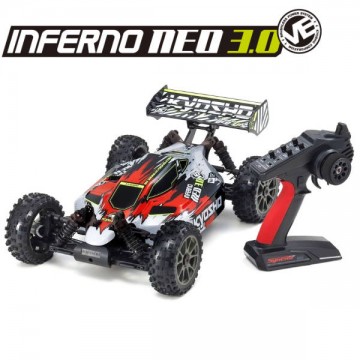 KYOSHO - INFERNO NEO 3.0VE T2 READYSET EP (KT231P+) ROUGE 34108T2B