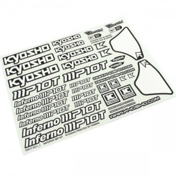 KYOSHO - DECAL SHEET INFERNO MP10T ISD102
