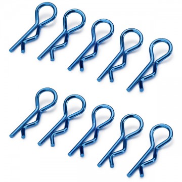 ABSIMA - BODY CLIPS 45° BENT MEDIUM BLUE(10 PCS) 2440019