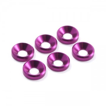 FASTRAX - M4 SHIM WASHERS (6) PURPLE FAST145P