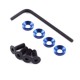 FASTRAX - VIS M4 + RONDELLE CUVETTE POUR SUPPORT MOTEUR BLEU FAST148