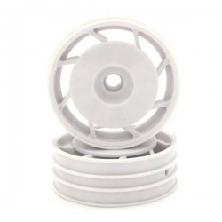 KYOSHO - 8D FRONT WHEEL 50MM WHITE-2PCS-ULTIMA UTH001WT