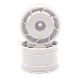 KYOSHO - 8D REAR WHEEL 50MM WHITE-2PCS-ULTIMA UTH002WT