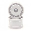 KYOSHO - JANTES ARRIERE 8D 50MM ULTIMA BLANCHES (2) UTH002WT