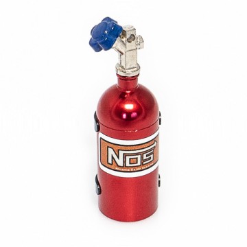 HOBBYTECH - BONBONNE 23GR. NOS NITROUS OXYDE EN ALU ROUGE HT-SU1801016