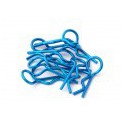 HOBBYTECH - BLUE BODY CLIPS 1/10 (10PCS) HT-502381B