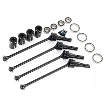 TRAXXAS - DRIVESHAFTS STEEL CONSTANT-VELOCITY (ASSEMBLED) FRONT OR REAR (4) (FOR USE WITH 8995 WIDEMAXX™ SUSPENSION KIT) 8996X