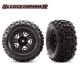 TRAXXAS - ROUES MONTEES COLLEES NOIRES SLEDGEHAMMER X2 6792